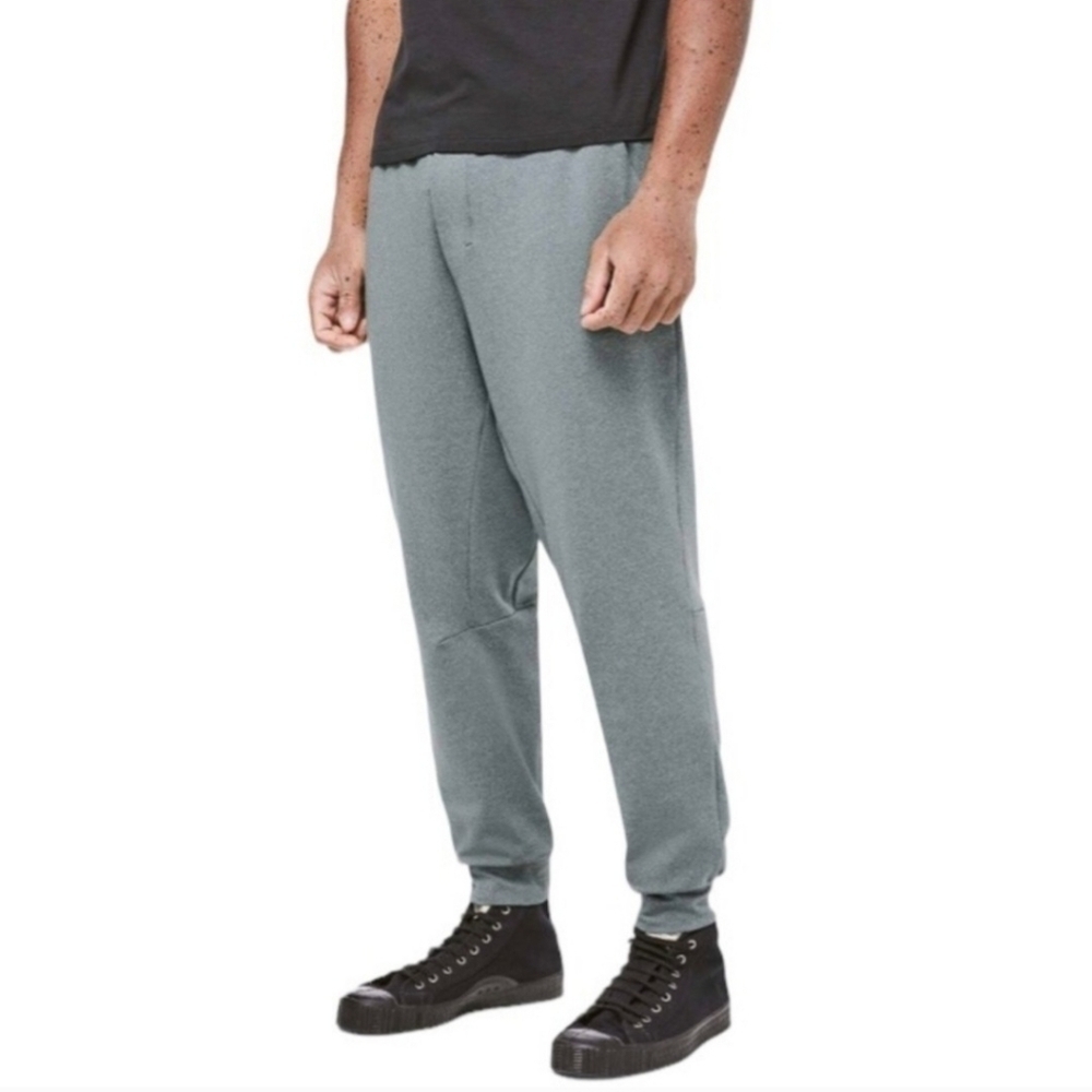 Lululemon Men's Intent Jogger Heathered Sea Steel Gray Blue Size Small